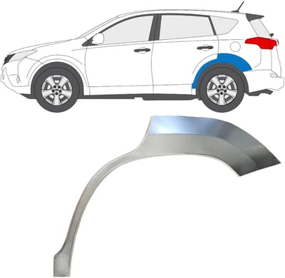 Reparatiepaneel achterspatbord voor Toyota Rav4 2013-2018 / Links