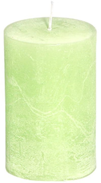 Kaars limoengroen effen gekleurd 60mm x 80mm 4 st, 4 Stück