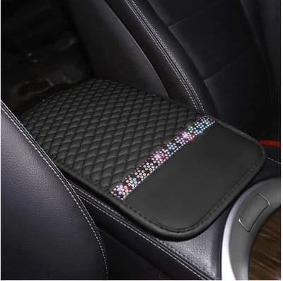 Dailygoods- Middenconsole waterdicht - Auto armsteun - Armleuning kussen - Universeel - Driedimensionaal reliëf - 32 x 19 x 0,6 cm