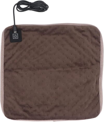 Verwarmde Deken - Elektrische Plaid - Warm Blijven - Huidvriendelijk Materiaal - 30x30cm - Grijs