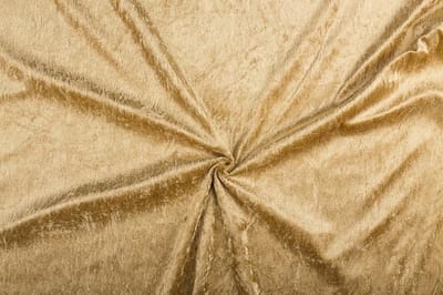 Velours de panne stof - Camel bruin - 50 meter