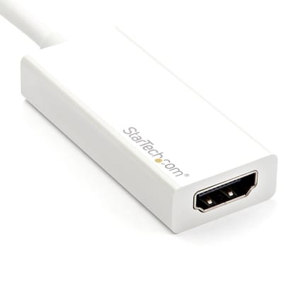 StarTech.com USB C to HDMI Adapter - USB Type-C to HDMI Converter - 4K 60Hz - external video adapter - white