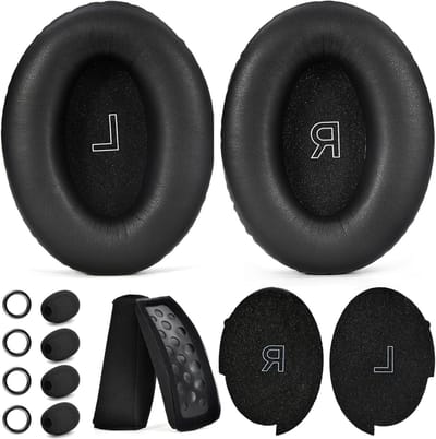 Mixed Mod Kit Vervangende Oorkussens voor Bose A30 Hoofdtelefoon, Geluiddempende Geheugenfoam, Inclusief Schuimfilter Inserts en Microfoonhoezen