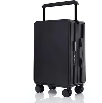 Handbagage Koffer - Reiskoffer - 20 inch - 35x55x23 cm – Lichtgewicht - TSA-slot - 360° Wielen - Inclusief Beschermhoes - Zwart
