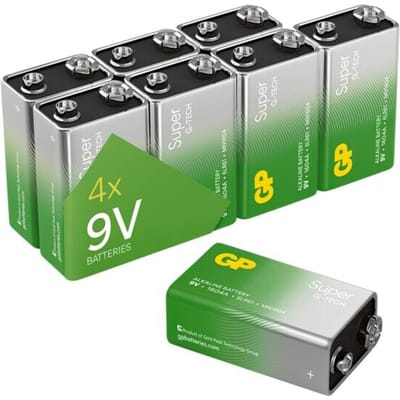 GP Batteries GP1604A-2LB8 9V batterij (blok) Alkaline 9 V 8 stuk(s)