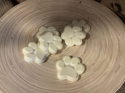 Callebaut - Chocolade dierenpoot - 16 stuks - Witte chocolade