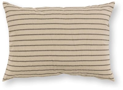 vtwonen Sierkussen - Gestreept - Kussen voor de Woonkamer - Beige - 50x70cm