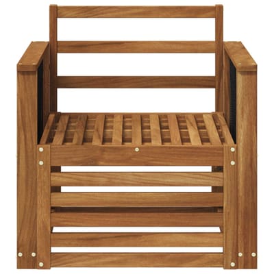vidaXL - Buiten - Midden - Sofa - Naturel