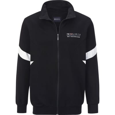 Babista herren Sweatvest - 48/50 - zwart - Plus Size