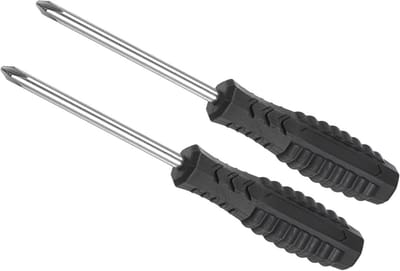 Mini schroevendraaier - Kleine kruiskop - Kleine reparaties - Anti-slip handvat - 142 mm lengte - Zwart