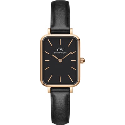 Dameshorloge Daniel Wellington Dw00100435 - Quadro Pressed Sheffield Roségoud 20 Mm + Doos