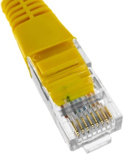 BeMatik - 2 m gele Cat.5e UTP Ethernet-netwerkkabel