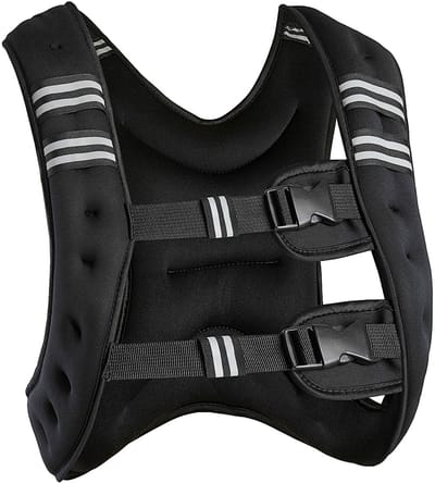 PIPIPOXER gewichtsvest trainingsvest 10kg gewichtsvest hardloopvest fitness ca. 36*20*9cm