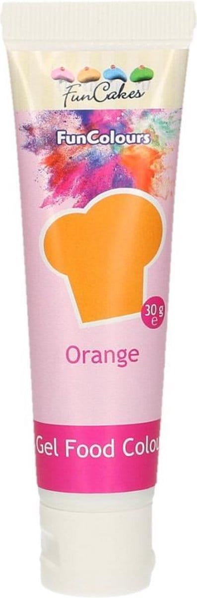 FunCakes Eetbare Voedingskleurstof - Kleurstof voor bakken Oranje 30g