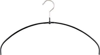 TopHangers [Set van 5] - Ruimtebesparende metalen kledinghanger voor blouses / jurken / shirts / lingerie  | Volledig voorzien van zwarte anti-slip coating | Gecertificeerd als 'Eco friendly' en 'Skin friendly' | 'Mawa 40PT'