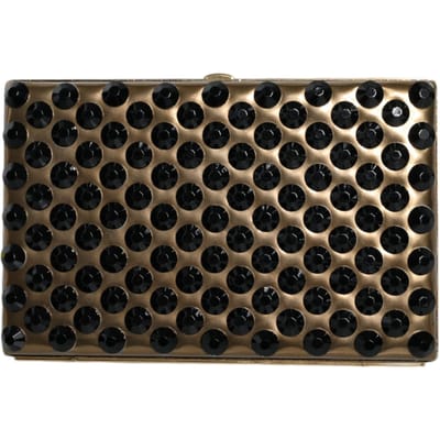 Gouden Kristallen Bifold Clutch Avondfeest Vrouwen Handtas Bag