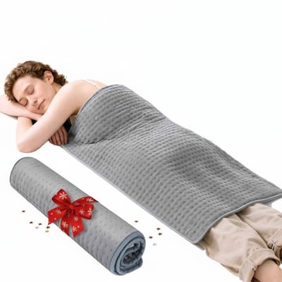 30*60 cm Elektrisch Warmtekussen - Rug/ Voeten/ Nek/ Schouders/ Buik - Heating Pad - vochtige/droge warmte - Neun temperatuurstanden, vier tijdinstellingen