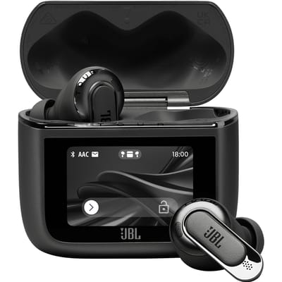JBL Tour Pro 3 - Draadloze Oortjes met Noise Cancelling - Smart Case met Touchscreen - True Wireless Bluetooth - Hi-Res Audio (LDAC) - 50 uur - Zwart