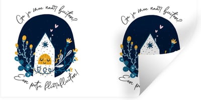 Muurstickers - Sticker Folie - Quotes - Spreuken - Ga je mee naar buiten? - 40x20 cm - Plakfolie - Muurstickers Kinderkamer - Zelfklevend Behang - Zelfklevend behangpapier - Stickerfolie