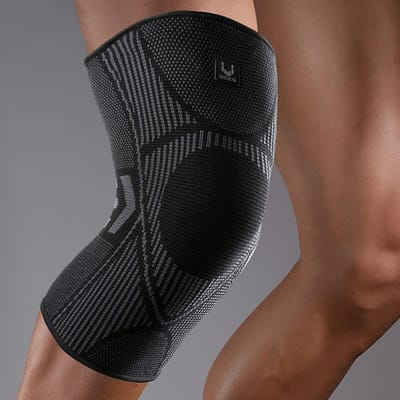 Manchons de Compression pour Genou Vilico Pour Soulagement de la Douleur Articulaire Arthritique Sports Fitness Course à Pied Vélo Genouillères XL