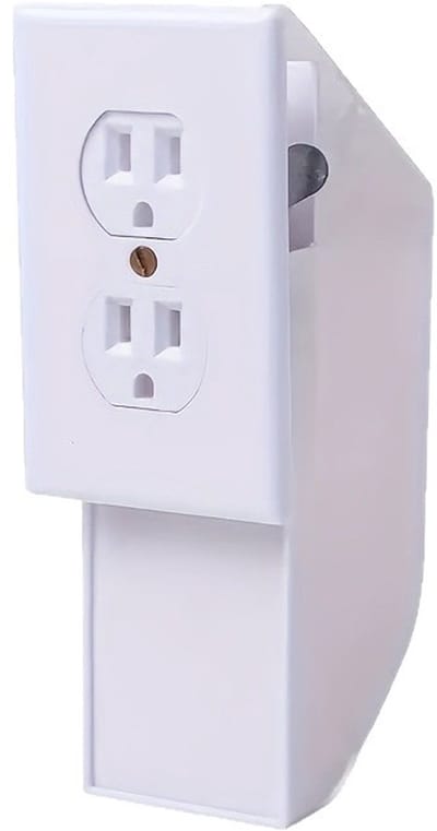 Oneay Kluis in wandcontactdoos - verborgen kluis (eenvoudige installatie, magnetisch ontwerp), perfect voor het verbergen van sleutels, contant geld, sieraden, pasjes, munten en andere waardevolle spullen.