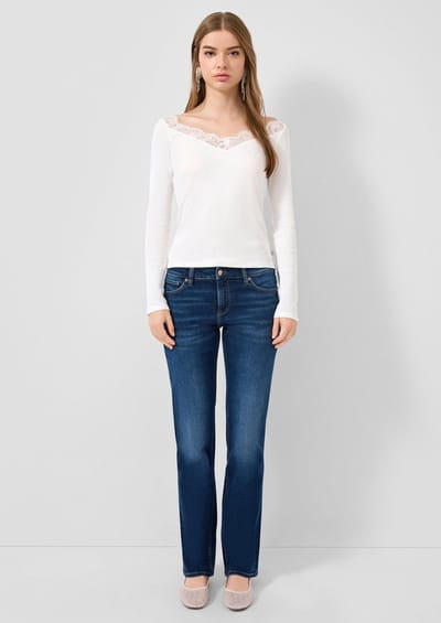 QS - female - Catie jeans / slim fit / halfhoog / rechte pijp