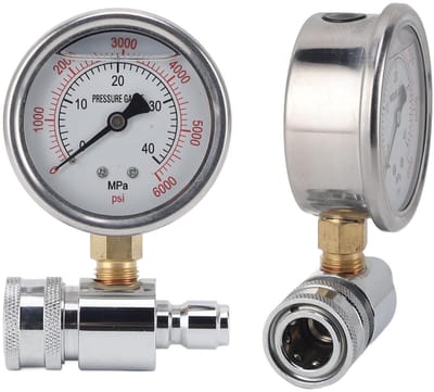 OmGoods - Dailygoody - 6000 Psi Hogedrukmeterkit - 3/8 Inch