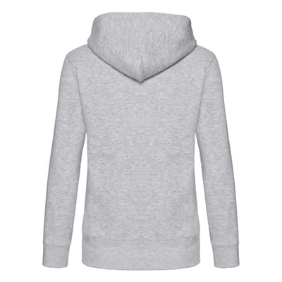 Fruit of the Loom Dames/Dames Premium Sweat Hoodie (Heide Grijs)