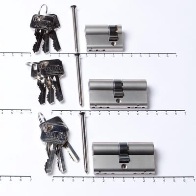 Oxloc Profielcilinder set 2 x 30t30 + 1 x 30t10