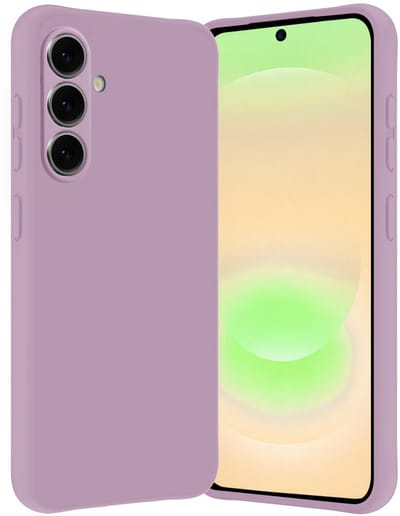 Hoes - Geschikt voor Samsung Galaxy A37 - Sterk & Shockproof - Hoesje Cover - Siliconen Case - Lila