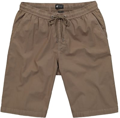 Men Plus - Heren - bermuda FLEXLASTIC® elastische tailleband tot 8XL - Kakibruin - Maat 6XL