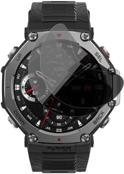 Privacy Screenprotector geschikt voor Amazfit T-rex 48mm - 2x FlexGuard Screen Protector
