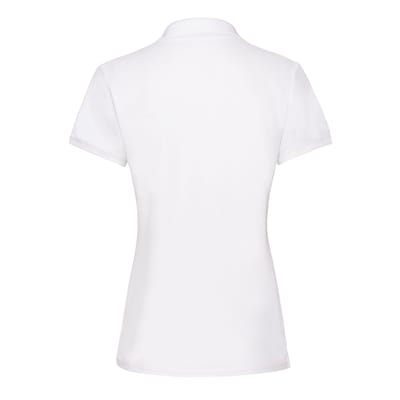 Fruit of the Loom Dames/dames Premium Poloshirt (Wit)