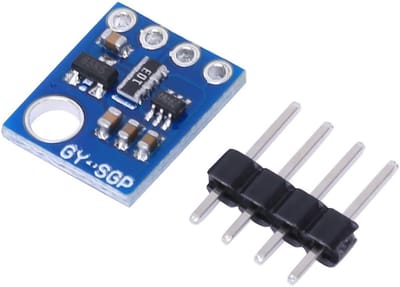Luchtkwaliteitssensor Module - Omgevingsbewaking Sensor - Binnenlucht Meten - Praktische Uitgangssignalen - 30 gram - Grijs