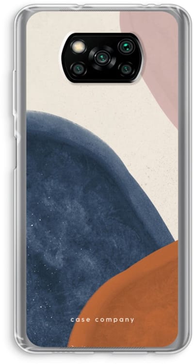 Case Company® - Hoesje geschikt voor Poco X3 Pro hoesje - Geo #1 - Soft Cover Telefoonhoesje - Bescherming aan alle Kanten en Schermrand
