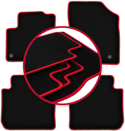 CARLUX-RED automatten voor: Citroen C3 Picasso minivan (2008-2017)