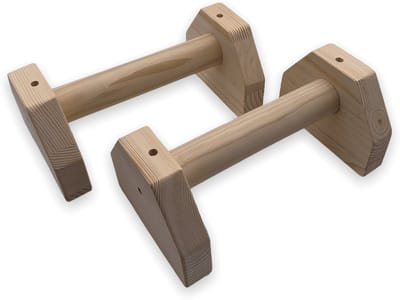 Padisport - Parallettes - Dip Bars - Calisthenics - Handstand Steunen - Parallettes Houten Grip - Anti Slip - Dip Bars