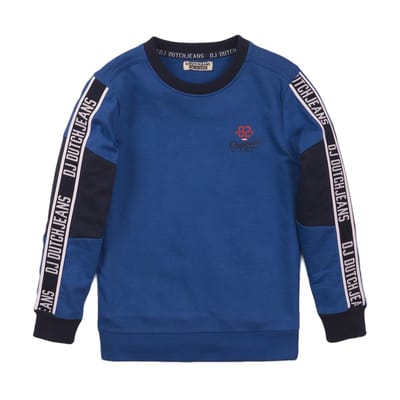 DJ Dutchjeans jongens sweater - Blue - Maat 152
