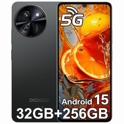 Smartphone DOOGEE Note 59 Pro - 48GB RAM - 256GB ROM - 6,75inch 120Hz - Android 16 - 6250 mAh - AI Camera - NFC, GPS - DOOGEE Mobiele Telefoon 5G - Zwart