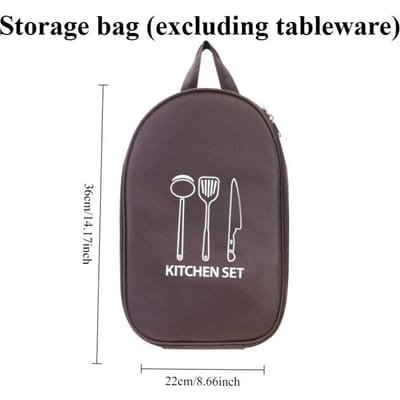 Uitbreidbare Hangtas voor Buiten Picknick - Perfect voor het Organiseren van Kookgerei en Bestek gray