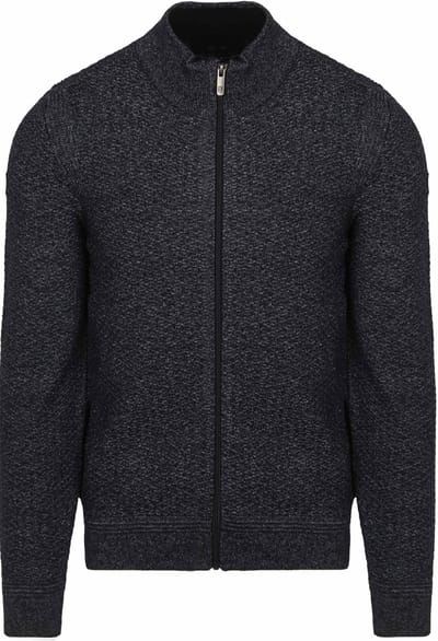 State Of Art Vest Structure Melange Donkerblauw (navy) - Maat XL - Heren