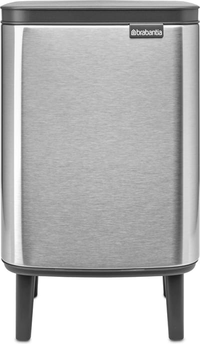 Brabantia Bo Hi Prullenbak - 7 liter - Badkamer - Matt Steel Fingerprint Proof