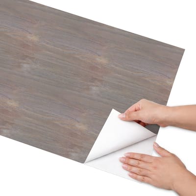 Coloray Meubel Wrap Folie - Grijs Meubelfolie - 50x100 cm - Meubelfolie Zelfklevend Houtstructuur - Wrapfolie Keuken - Modern Meubelfolie - Decoratiefolie - Tafeldecoratie - Texturen