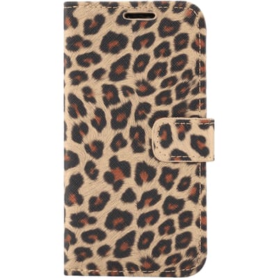 Mocaa iPhone 13 Mini Luipaardprint Bookcase Hoesje Luipaard