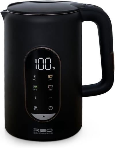 Elektrische Waterkoker - Thee Koker - Snel Water Koken - Digitale Temperatuur Controle - 17 Liter - Zwart