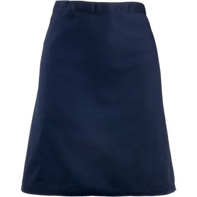 Schort/Tuniek/Werkblouse Unisex One Size Premier Navy 65% Polyester, 35% Katoen