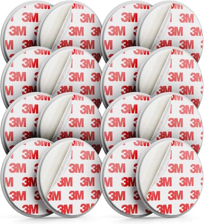 Magnetische Bevestiging voor Rookmelders - Zelfklevende Houder Met 3M Kleefoppervlak - 50 mm Diameter