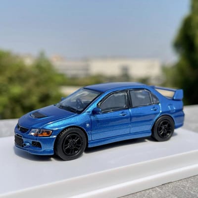 1:64 Mitsubishi Lancer Evolution Evo Ix 9 Lichtmetalen Sportwagen Model Diecasts Metaal Racewagens Auto Model Simulatie Kinderen Cadeaus