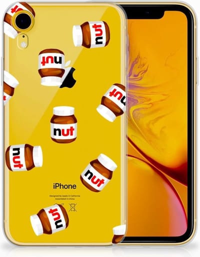 Apple iPhone Xr Siliconen Case Nut Jar