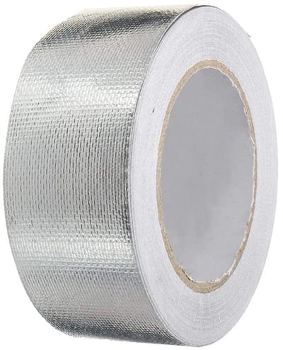 Aluminium tape voor isolatie en afdichting, zelfklevend, hittebestendig, UV-bestendig, 5 cm x 25 cm